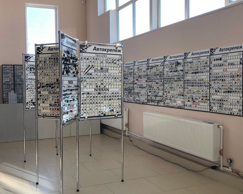 Применение торгового оборудования КрепАвто в реальных автомагазинах