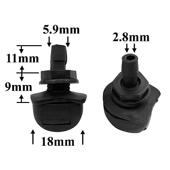 F011 Форсунка стеклоомывателя лобового стеклаALFA ROMEO AUDI CHERY CHEVROLET CHRYSLER CITROEN DAEWOO DODGE FIAT FORD GEELY GM HAVAL HONDA HYUNDAI INFINITI ISUZU KIA LANCIA LAND ROVER LEXUS MAZDA MERCEDES MITSUBISHI NISSAN OMODA OPEL PEUGEOT RENAULT SEAT SKODA SUBARU SUZUKI TOYOTA VOLKSWAGEN VOLVO ГАЗ КАМАЗ ЛАДА УАЗ BMW ACURA